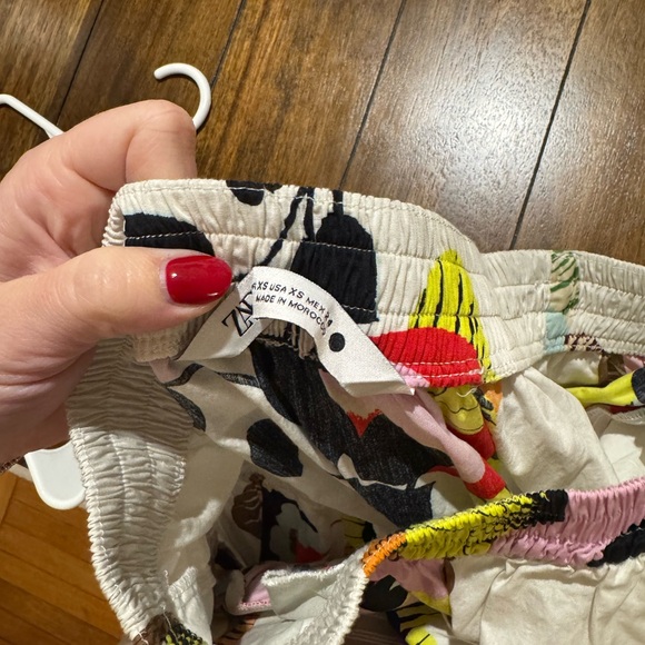 Zara floral white skirt - Picture 3 of 3